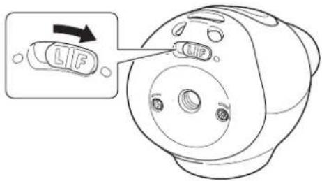 FUJIFILM Instax Pal - Réglez le sélecteur de mode sur « F ». - 1