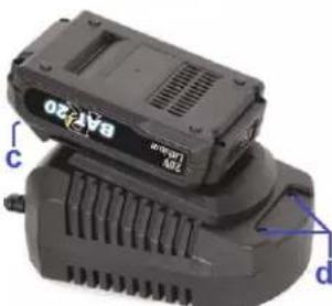 RIBIMEX PRBAT20/PERFPRO - Indicateur LED sur le chargeur - 2