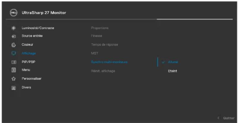DELL U2724D - REMARQUE: MMS n'est pas pris en charge par l'interface HDMI. - 1