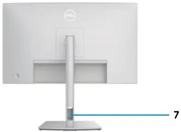 DELL U2724D - Vue de dos - 2