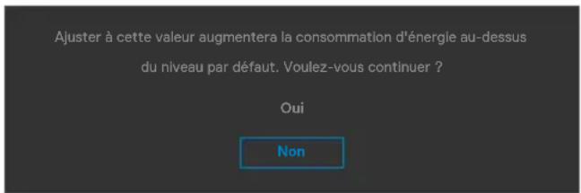 DELL U2724D - Messages d'alerte OSD - 8