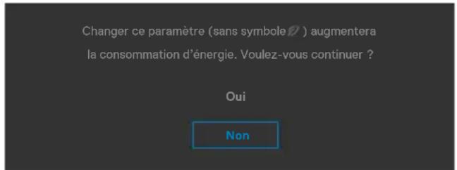 DELL U2724D - Messages d'alerte OSD - 7