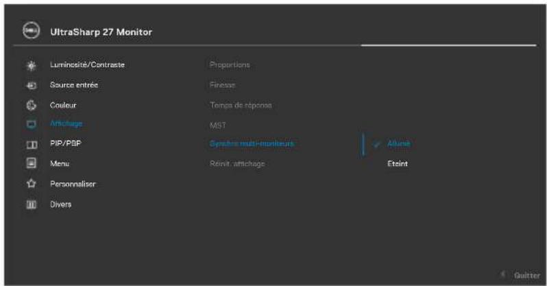DELL U2724D - Réglage de Multi-Monitor Sync (MMS) - 1