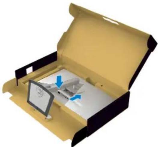 DELL U2724D - Pour fixer le socle du moniteur : - 5