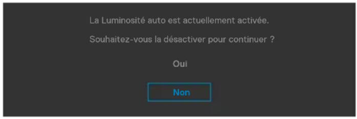 DELL U2724D - Messages d'alerte OSD - 9