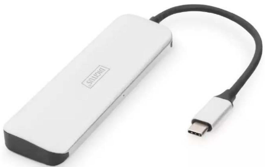 Digitus DA-70242-1 - 4-Port USB-C™ Hub mit PD - 1