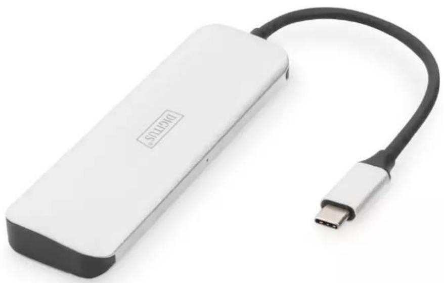 Digitus DA-70242-1 - Концентратор USB-С™ с поддержкой PD, 4 порта - 1