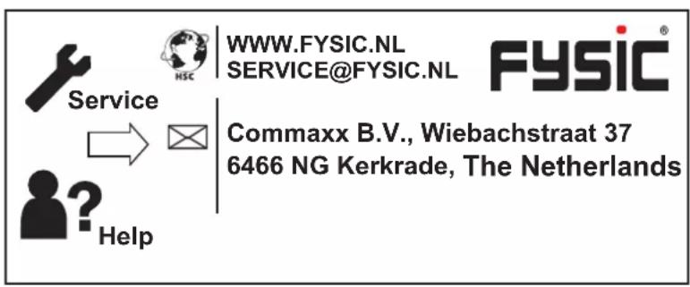 Fysic FC35 - TEKNISET TIEDOT - 1
