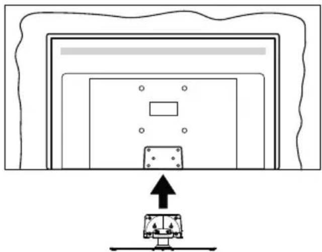 PANASONIC TX-55MX700E - Τοποθέτηση της βάσης - 2