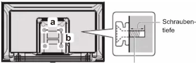 PANASONIC TX-24MSW504 - Wandmontage des Fernsehgeräts (optional) - 1