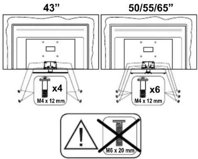 PANASONIC TX-65MX700E - Samling af soklen - 2