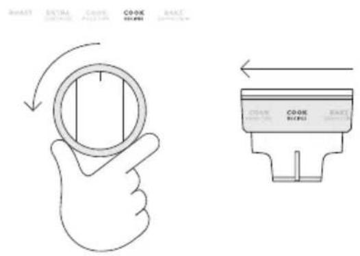 Fisher & Paykel RIV3-486 - Utilisation de CUIRE PAR RECETTE - 1