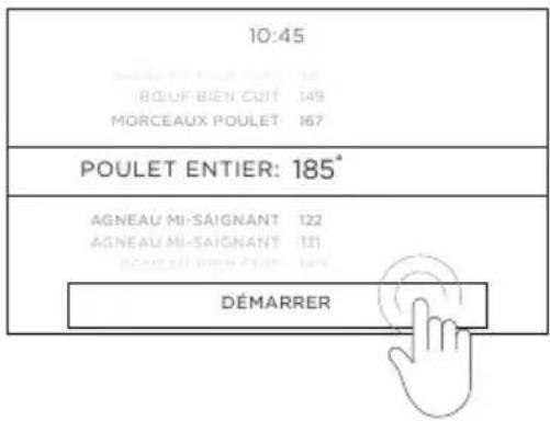Fisher & Paykel RIV3-486 - Réglage de la SONDE POUR ALIMENT - 5
