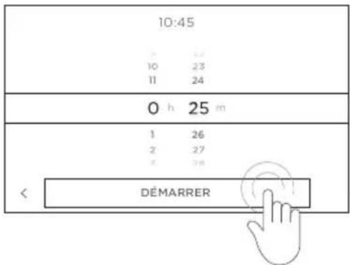 Fisher & Paykel RIV3-486 - Réglage de la minuterie - 3