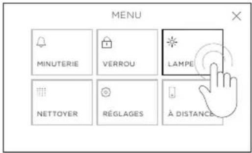 Fisher & Paykel RIV3-486 - Allumer ou éteindre la lampe du four - 2