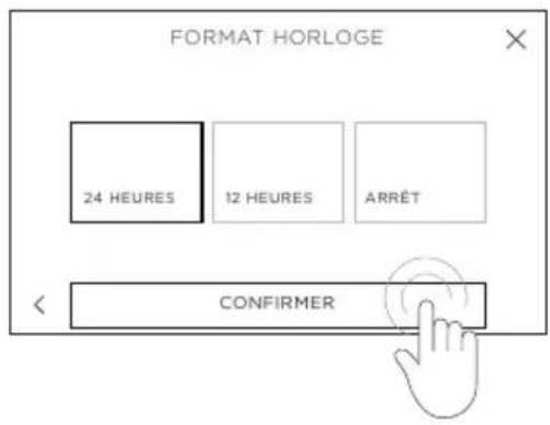 Fisher & Paykel RIV3-486 - Réglage de l'horloge - 1