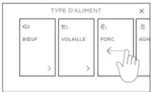 Fisher & Paykel RIV3-486 - Utilisation de CUIRE PAR TYPE D'ALIMENT - 3