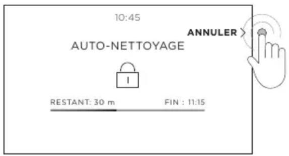Fisher & Paykel RIV3-486 - Annulation de la fonction d'auto-nettoyage - 1
