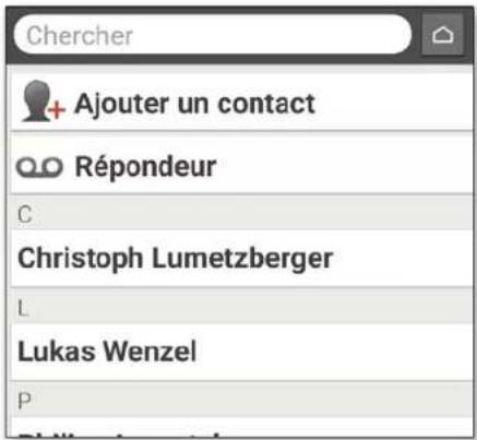 EMPORIA Klug - Comment téléphoner avec la tablette : - 1