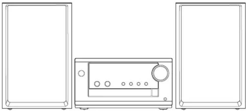 PANASONIC SC-PM702 - Emplacement des enceintes - 1