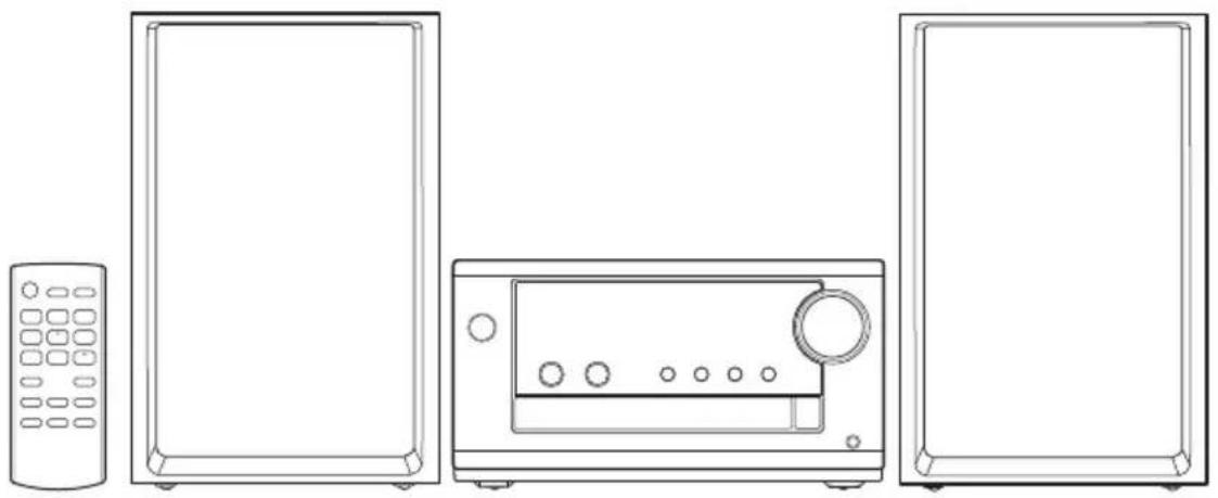PANASONIC SC-PM702 - Chaîne stéréo avec lecteur CD - 1
