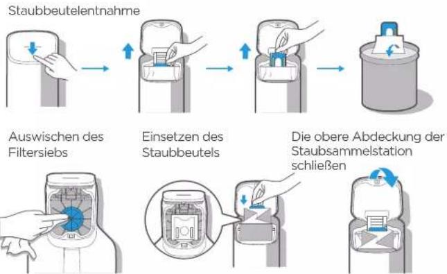 HISENSE RVCLS144AB - Reinigung der Seitenbürsten (wöchentliche Reinigung empfohlen) - 3