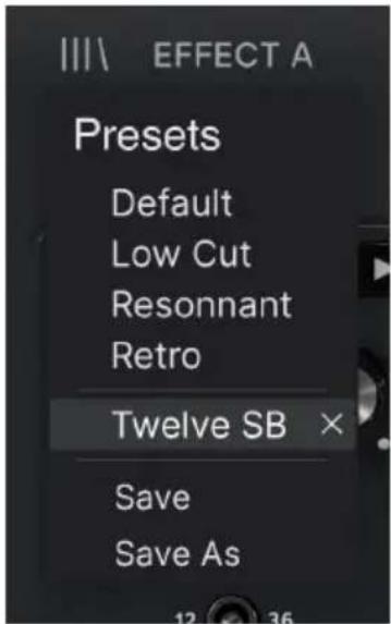 Arturia Analog Lab Pro - Presets d'effets d'insertion - 1