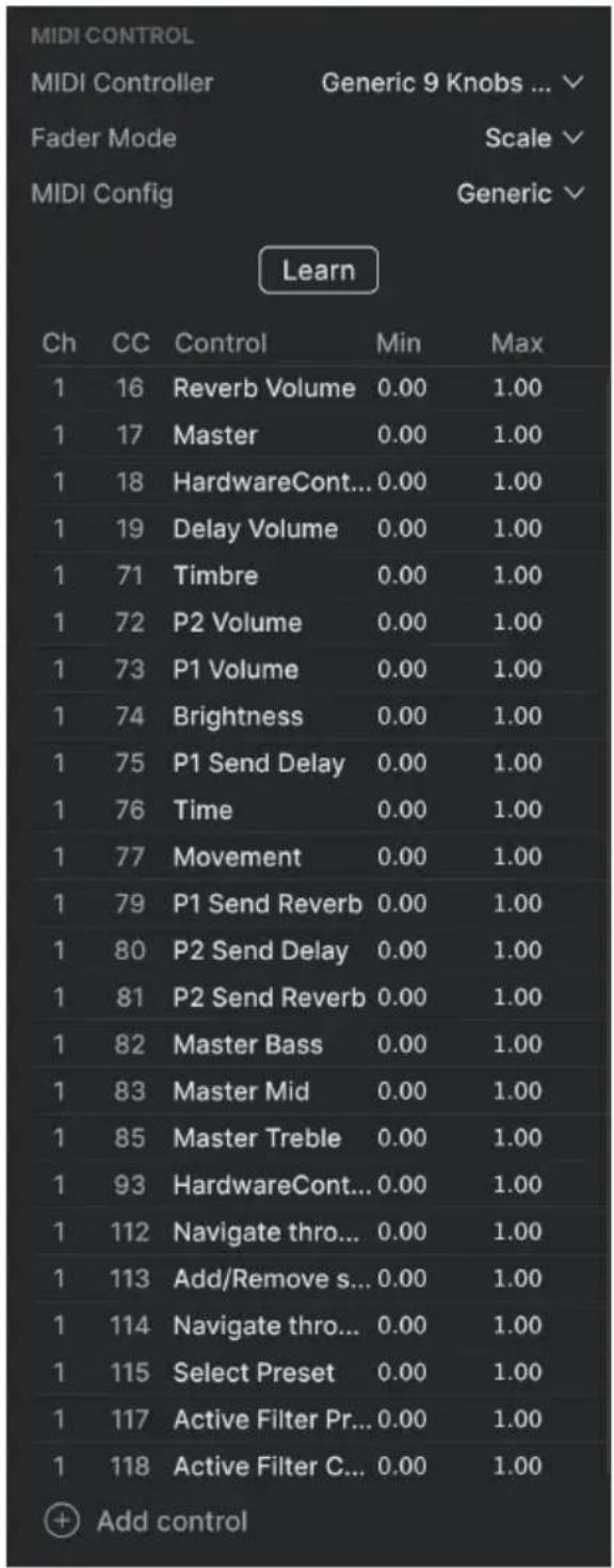 Arturia Analog Lab Pro - MIDI Config - 1