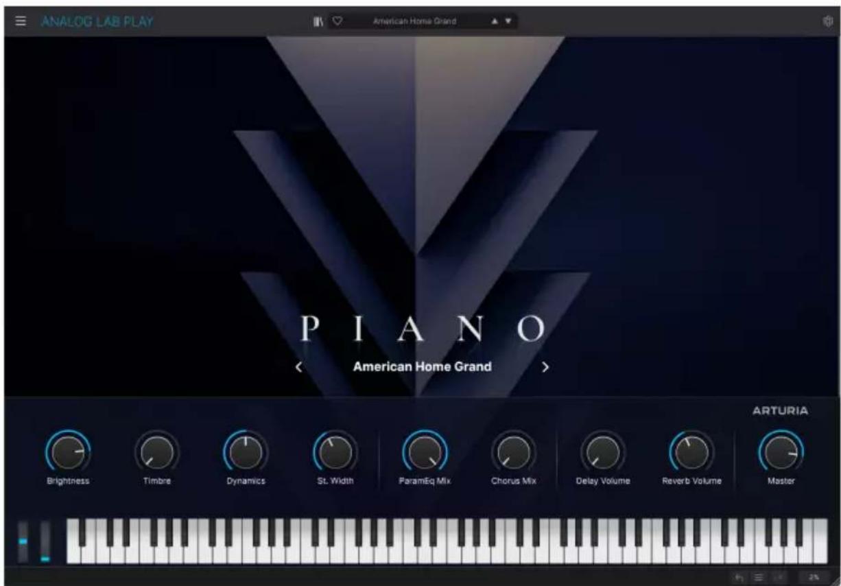 Arturia Analog Lab Play - Play View - 1