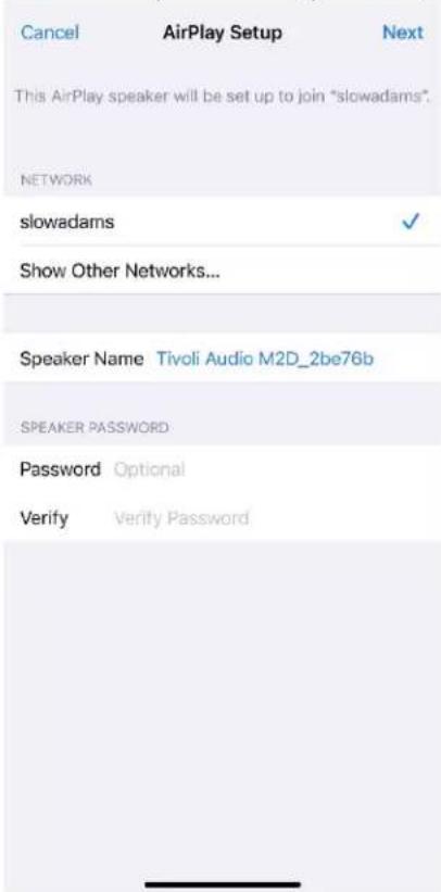 TIVOLI AUDIO Model Two Digital - Configurazione Wi-Fi con Apple AirPlay 2 - 2