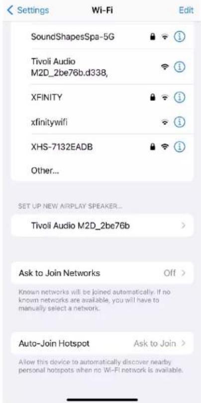 TIVOLI AUDIO Model Two Digital - Configurazione Wi-Fi con Apple AirPlay 2 - 1
