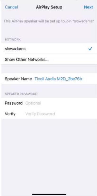 TIVOLI AUDIO Model Two Digital - Wi-Fi-asennus Apple AirPlay 2:n kanssa - 2