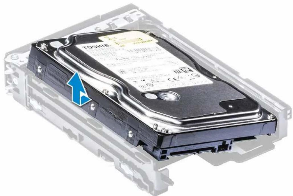 DELL Precision 7920 Tower - Αφαίρεση της μονάδας HDD - 2