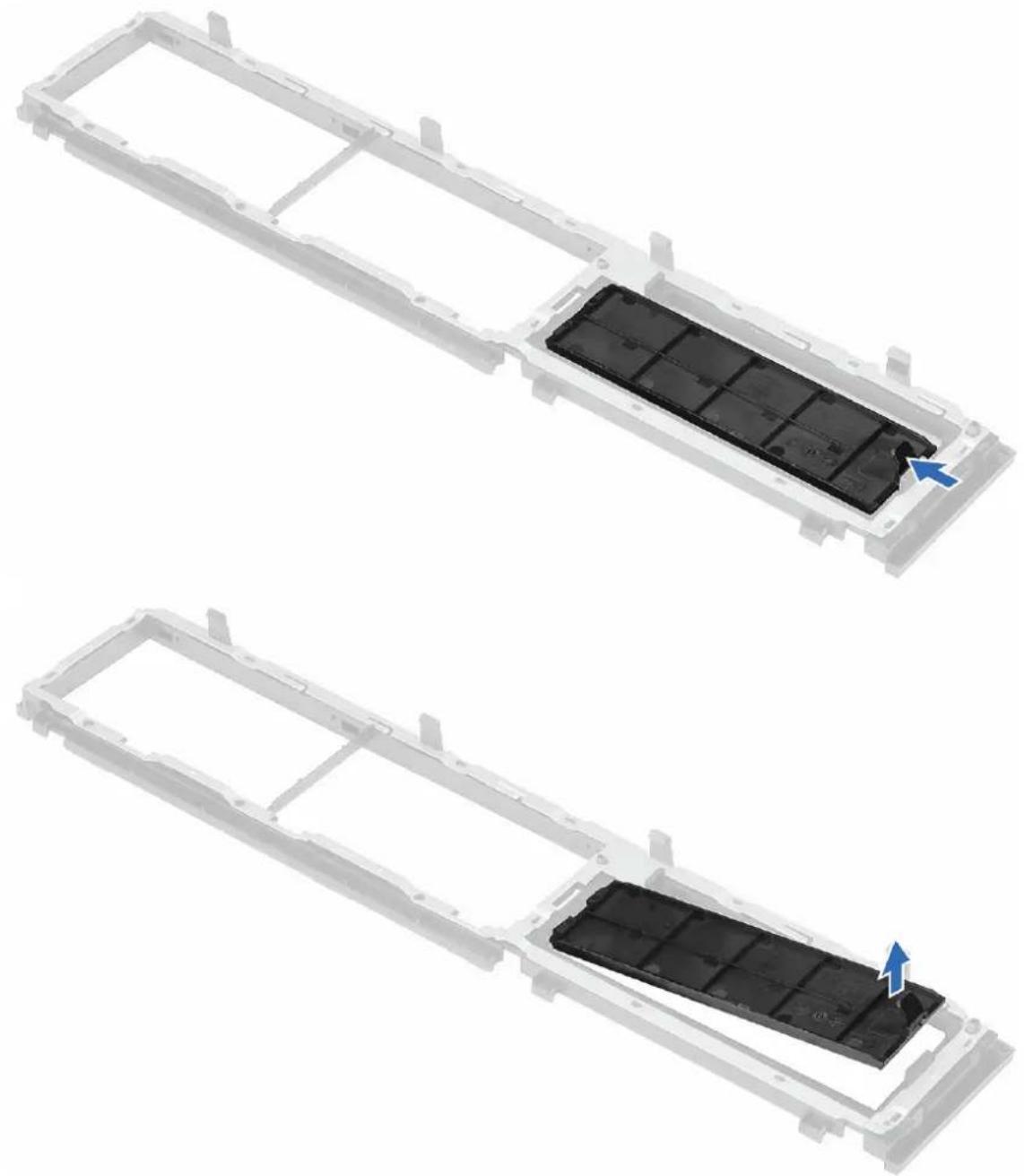 DELL Precision 7920 Tower - Αφαίρεση του πλαισίου μονάδας HDD και μονάδας οπτικού δίσκου - 3