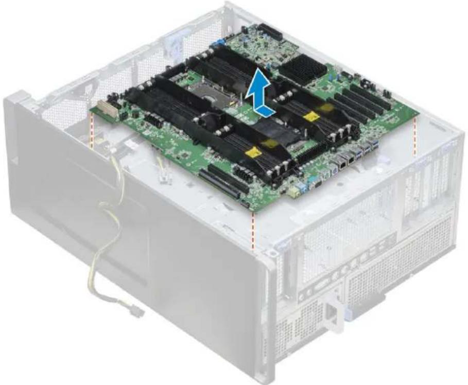 DELL Precision 7920 Tower - Αφαίρεση πλακέτας συστήματος - 5
