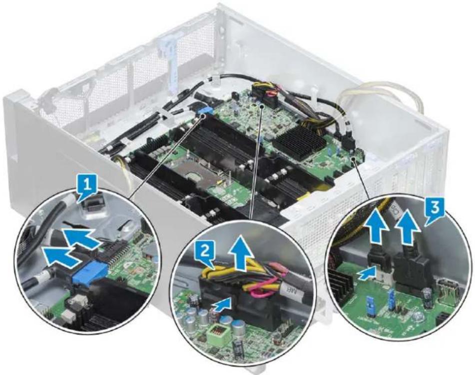 DELL Precision 7920 Tower - Αφαίρεση πλακέτας συστήματος - 2