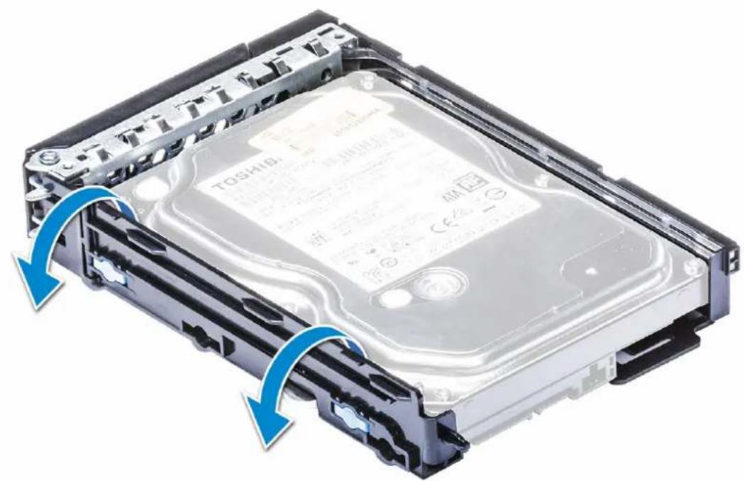 DELL Precision 7920 Tower - Αφαίρεση της μονάδας HDD - 1