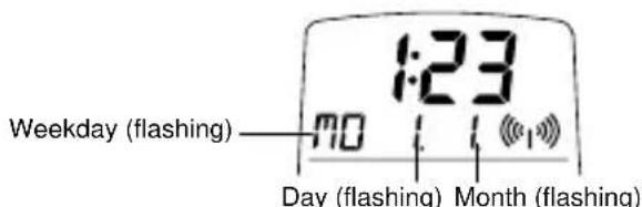 TFA WAVE 30.3016.54.IT - CALENDAR SETTING - 2