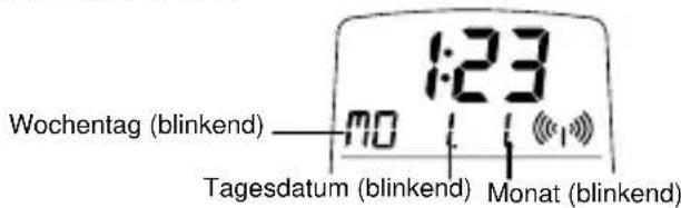 TFA WAVE 30.3016.54.IT - KALENDEREINSTELLUNG - 2