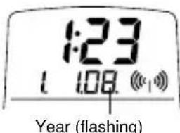 TFA WAVE 30.3016.54.IT - CALENDAR SETTING - 1