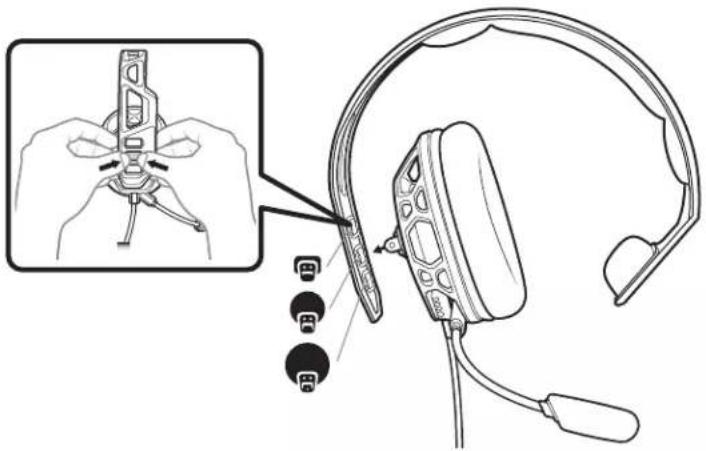 Nacon RIG 100HC - Montaje del auricular - 2