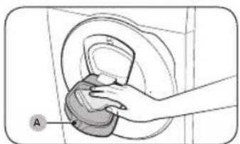 SAMSUNG WW90T504DAWC - Sportello AddWash (solo modelli che ne sono dotati) - 1