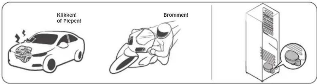 Klikken! of Piepen! Brommen!