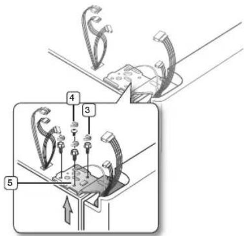 SAMSUNG RSG5KURS - Démontage de la porte du congélateur - 2