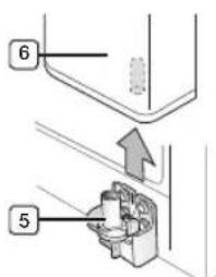 SAMSUNG RSG5KURS - Removing the Fridge Door - 4
