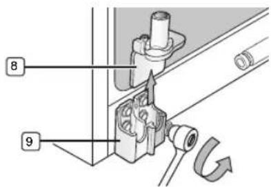 SAMSUNG RSG5KURS - Removing the freezer door - 7