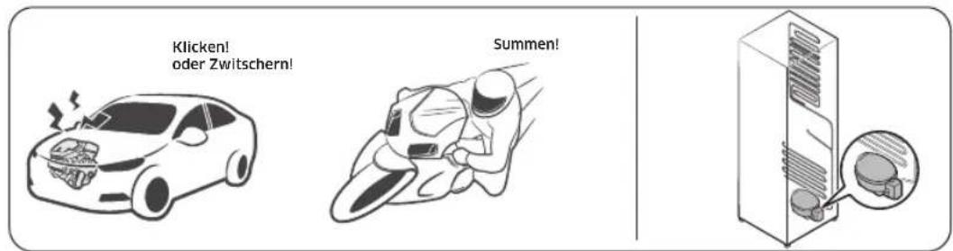 Klicken! oder Zwitschern! Summen!