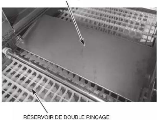 Hobart FT1000e - Installation du plateau de récupération de la vidange - 2