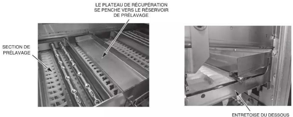 Hobart FT1000e - Installation du plateau de récupération de la vidange - 1