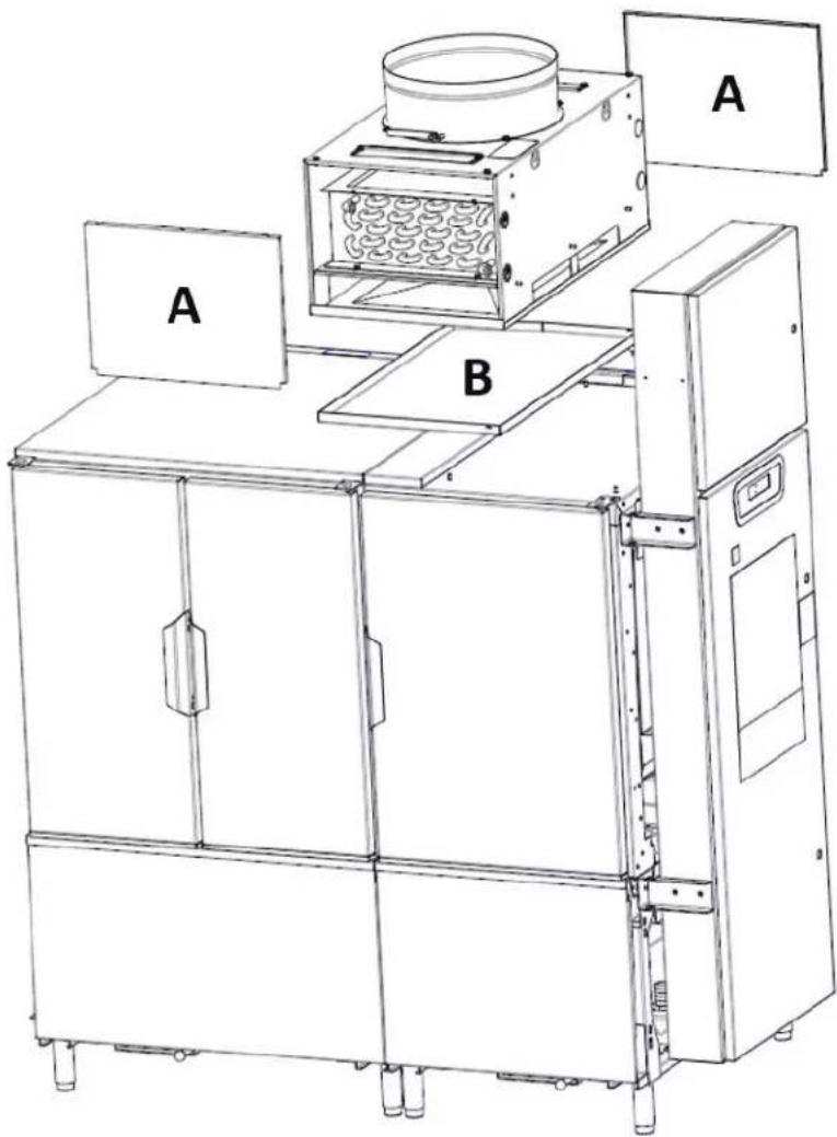 Hobart FT1000e - HOW TO REMOVE ENERGY RECOVERY/VENT HOUSING FOR LOW CLEARANCE - 1